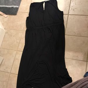 NWT black old navy cotton maxi dress